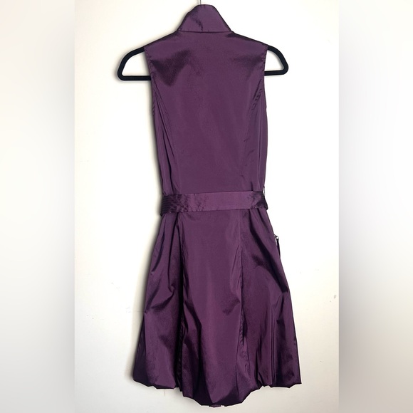 Joseph Ribkoff Purple Midi Dress with Zipper - Picture 4 of 7